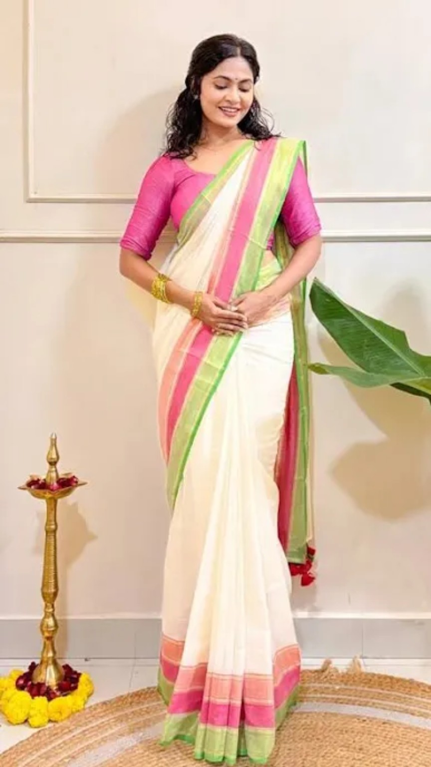 Mull Cotton Saree